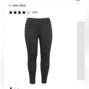 Women's Apt. 9® Tummy Control Pull-on Ponte Leggings Medium